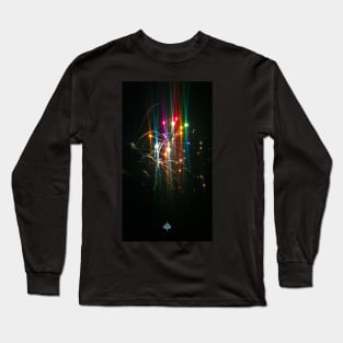 Firework Rainbow Nebula Long Sleeve T-Shirt